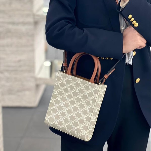 Popular Celine Replica Mini Vertical Cabas Lion Canvas 194372FLB02GR Popular Celine Replica Mini Vertical Cabas Lion Canvas 194372FLB02GR