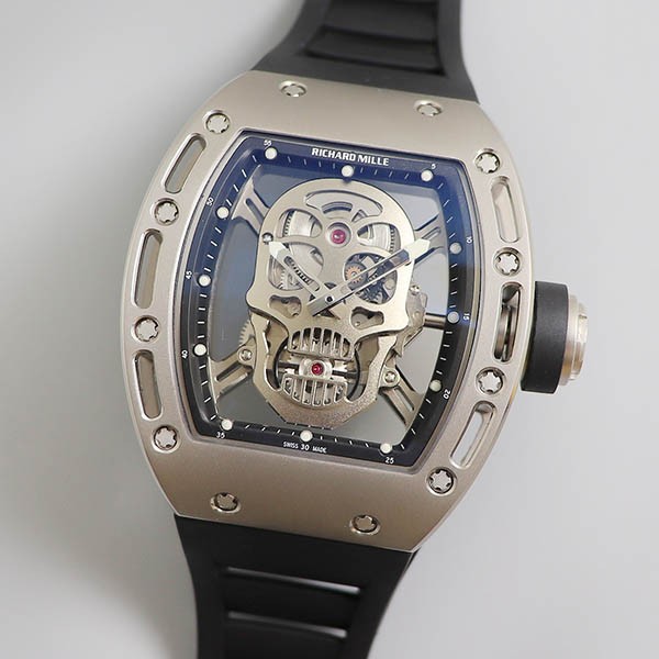World-famous Richard Mille Tourbillon Skull Nano Ceramic rim71451