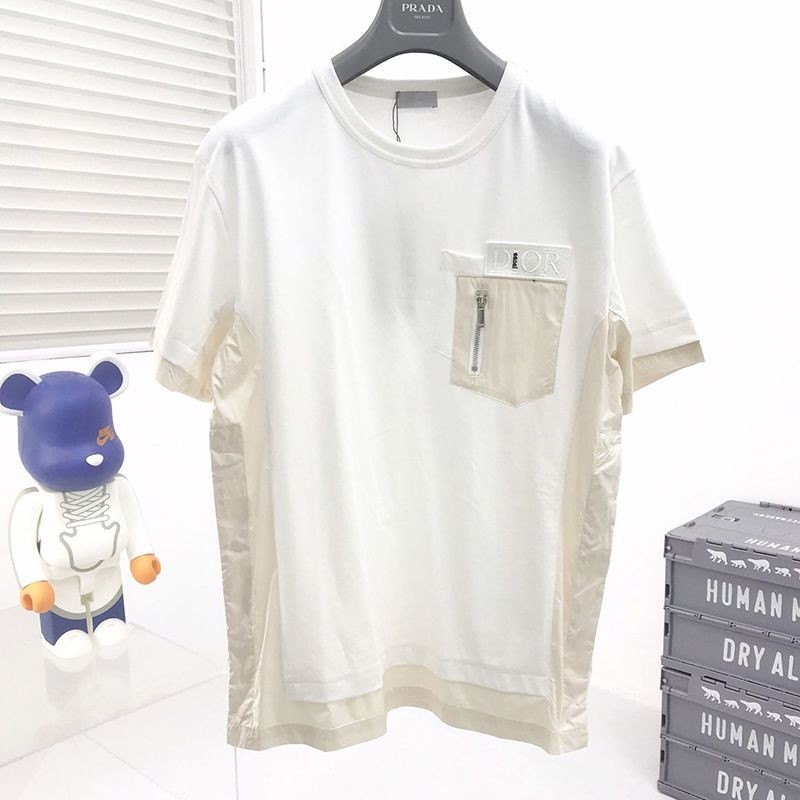 Rare Dior x SACAI Oversized T-shirt Fake 213J669A0554C98