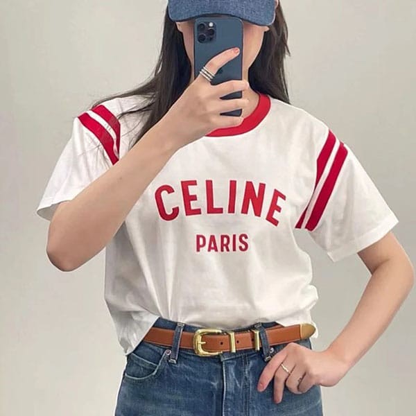 [Great Deal] Celine PARIS 70S Classic Fit T-shirt Replica Ceg01719