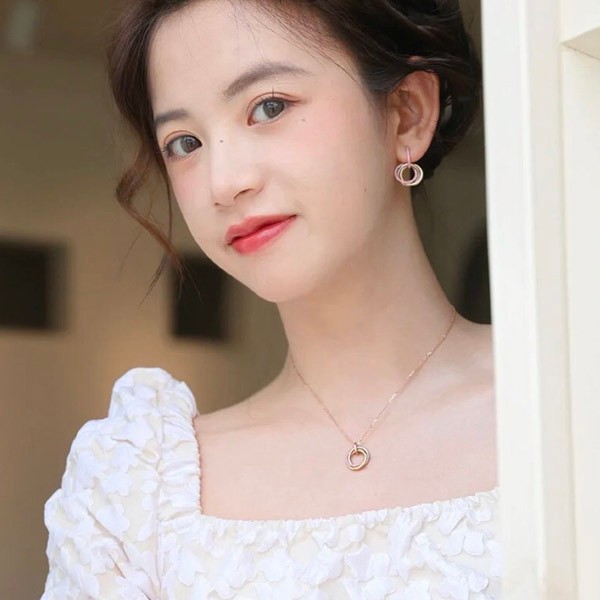 Sure to sell out! Cartier Trinity replica earrings, diamond hoop type B8301259