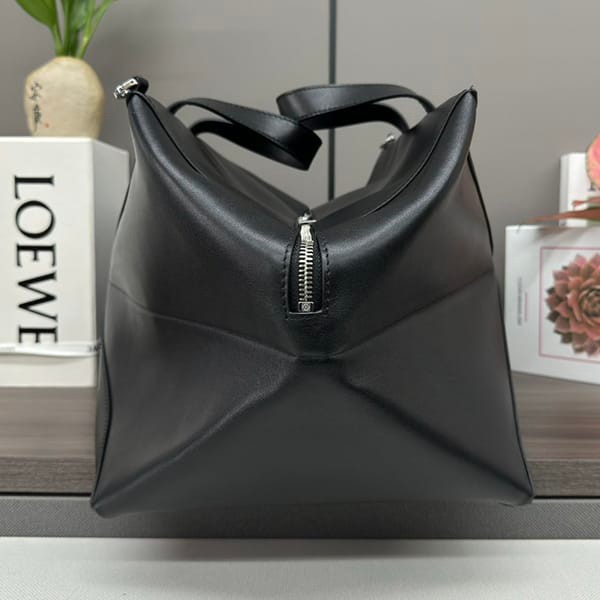 Convenient Loewe fake calfskin puzzle fold duffle bag loj88367