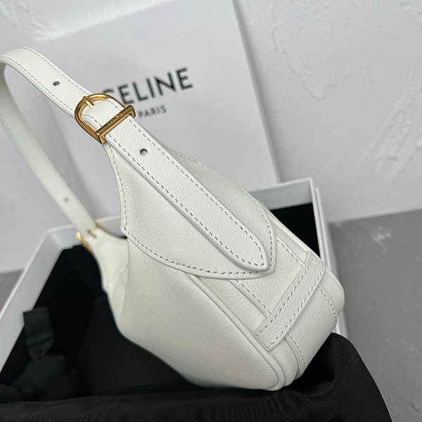 Can be used in 2 ways? Celine Mini Romy Bag Copy / Calfskin Light Stone 10K123ESN02LS