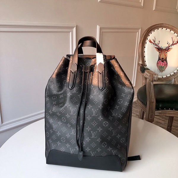 Louis Vuitton Monogram Eclipse Backpack Replica Explorer Backpack M40527 Louis Vuitton Monogram Eclipse Backpack Replica Explorer Backpack M40527