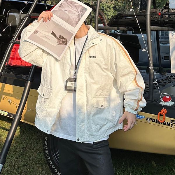 Limited edition Celine side ribbon woven zipper coat replica Cee93426