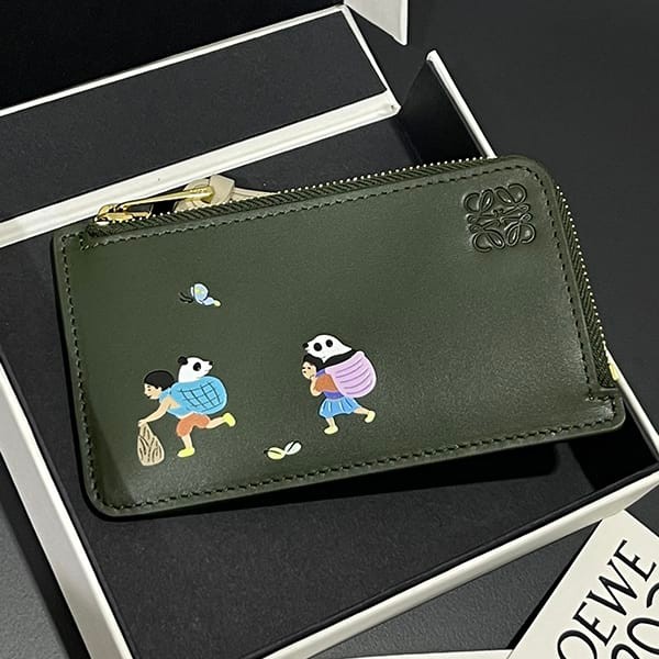 Rare Loewe Logo Coin Card Holder Replica low65170 Rare Loewe Logo Coin Card Holder Replica low65170