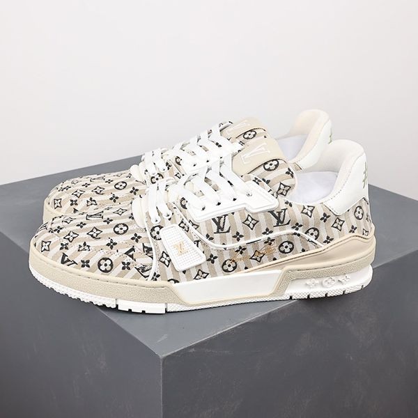 New color ☆ Rare Louis Vuitton Trainer Line Sneakers N grade vuu71376
