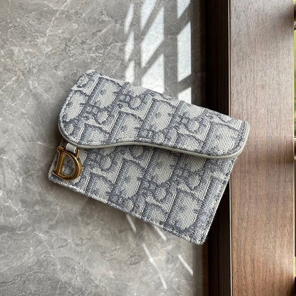[Just the right size for a mini bag] Dior replica SADDLE card holder den35250