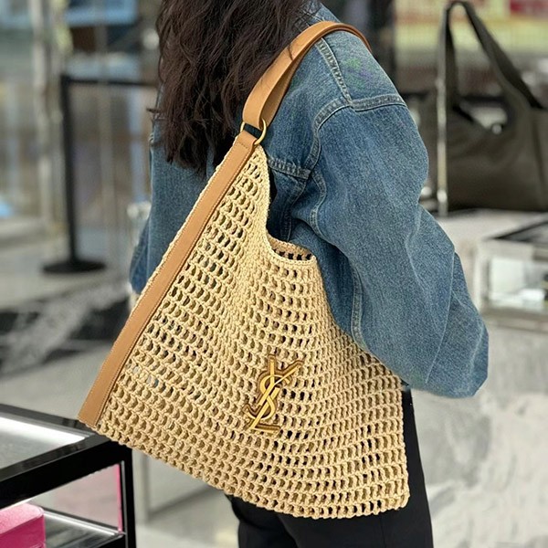 Saint Laurent Cassandra Shoulder Bag Replica (Raffia Macrame) 773984GAAEB9718 Sas78691 Saint Laurent Cassandra Shoulder Bag Replica (Raffia Macrame) 773984GAAEB9718 Sas78691