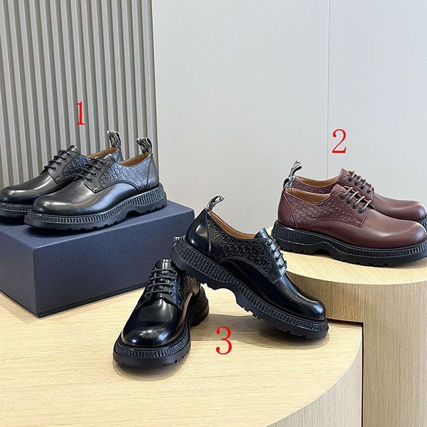 Latest and stylish Dior Monogram Sole Buffalo Derby Shoes Replica dey07510