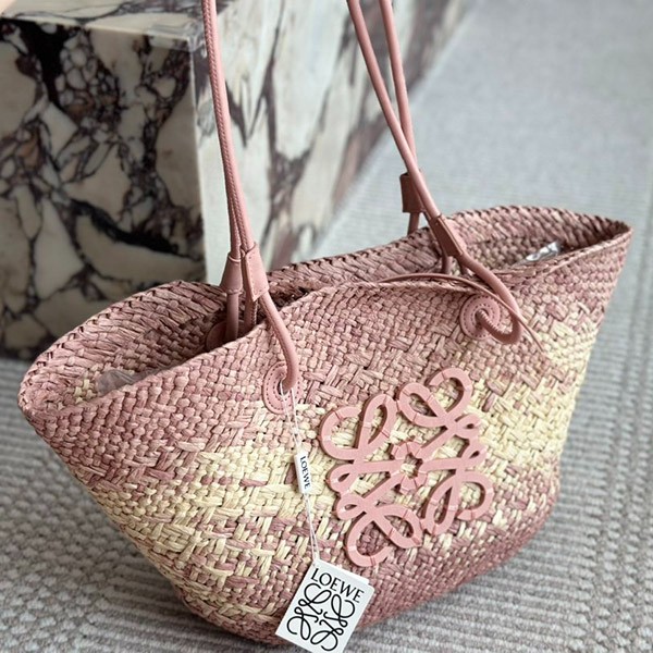 Loewe Replica Anagram Basket Meringue Basket Bag loo89348 Loewe Replica Anagram Basket Meringue Basket Bag loo89348