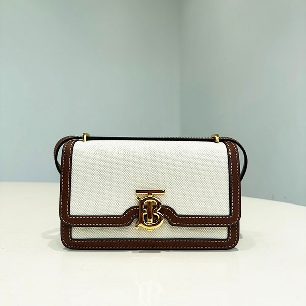 Free shipping Burberry TB logo shoulder bag replica 80705741