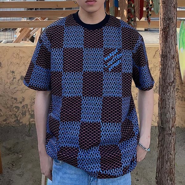 I definitely want it!Louis Vuitton Super Copy Damier T-shirt short sleeve vuv87655