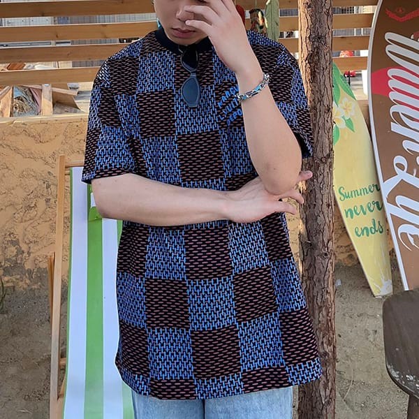 I definitely want it!Louis Vuitton Super Copy Damier T-shirt short sleeve vuv87655