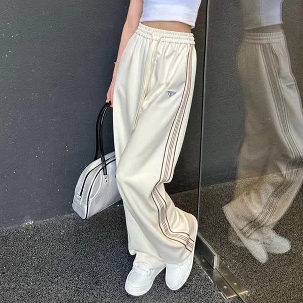 Classic Prada oversized poplin pants replica pux23537