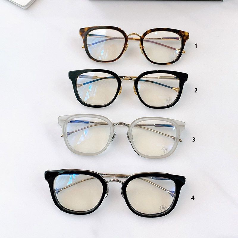 Very popular! Chrome Hearts Glasses CH Plus Copy [BONE PRONE] Kub39905