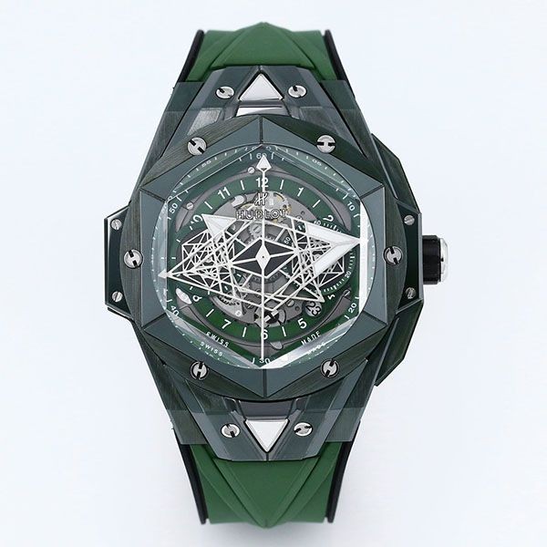 ☆Super popular☆ Hublot Big Bang Unico Sang Bleu II Green Ceramic hun98773