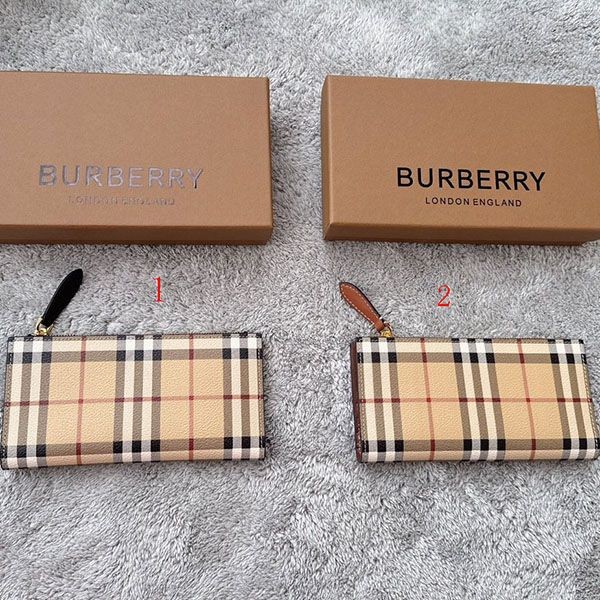 Burberry Long Wallet Beige Vintage Check Baj79082