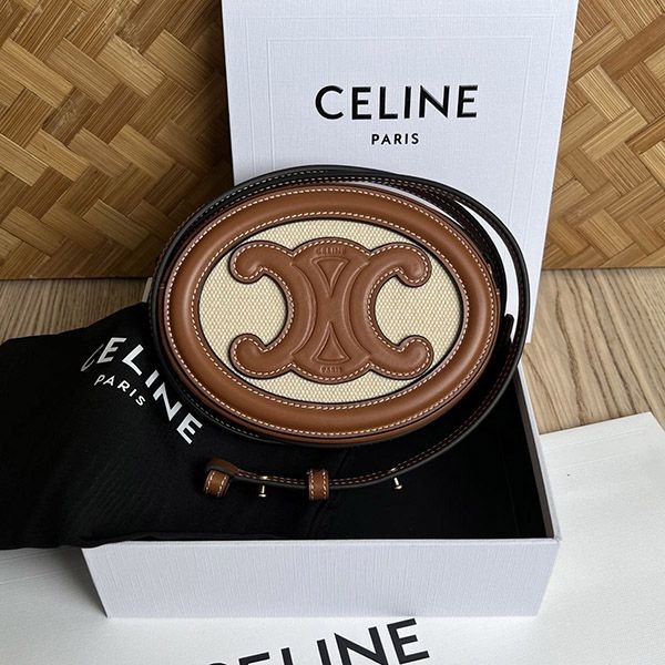 Celine Oval Bag Cuir Triomphe Replica Natural/Tan 198602EFL02NT Celine Oval Bag Cuir Triomphe Replica Natural/Tan 198602EFL02NT