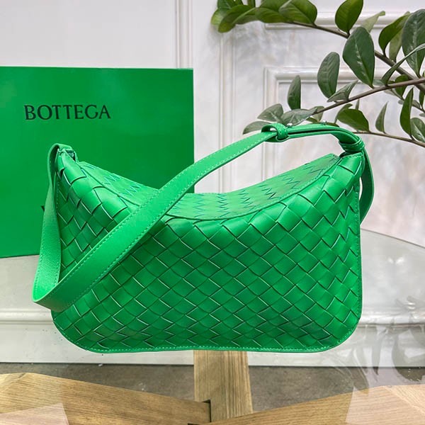 Bottega Veneta flap leather handbag replica bol24180