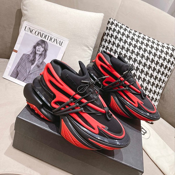 Sold out Balmain Men's Unicorn Sneakers Replica Logo Lace Baj40407