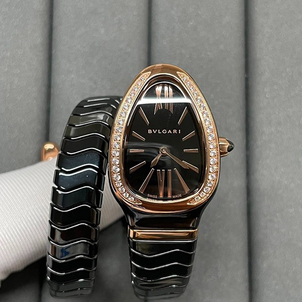 Bvlgari Ceramic Watch Replica Serpenti Spiga 102885