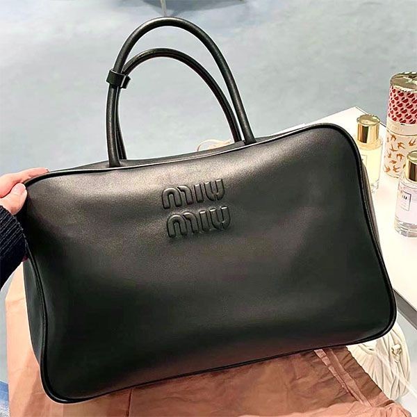 Miu Miu Leather Top Handle Bag Replica myc88970 Miu Miu Leather Top Handle Bag Replica myc88970