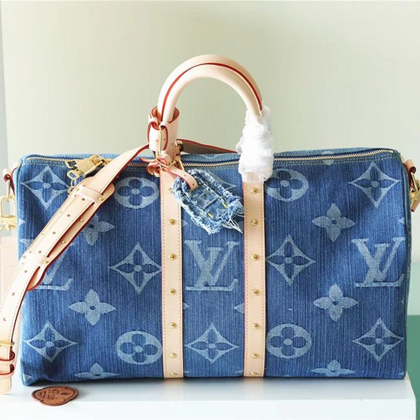 Denim pattern Keepall Louis Vuitton Replica Keepall Bandouliere 45? M24315 Denim pattern Keepall Louis Vuitton Replica Keepall Bandouliere 45? M24315