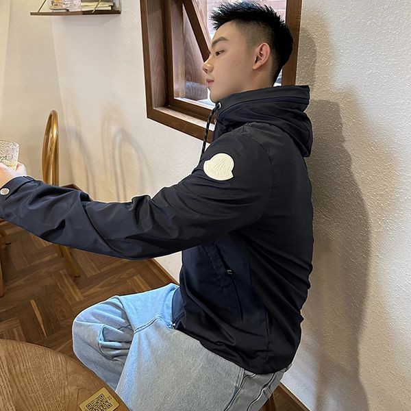 Nice high quality ??? Moncler nylon jacket N grade & black moc25286