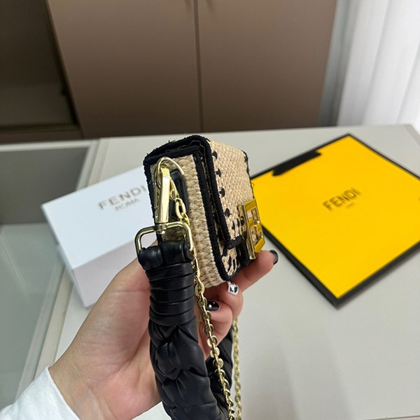 Fendi Nano Baguette Basket Bag Replica Charm 7AR996AKKSF0VPJ