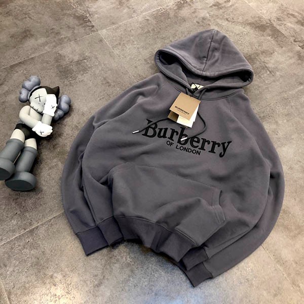 ★Popular in Japan! Burberry oversized logo print hoodie replica Bak42347