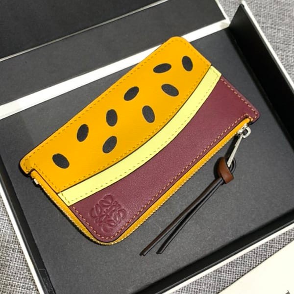 Luxury brand Loewe logo coin card holder replica lom01910 Luxury brand Loewe logo coin card holder replica lom01910