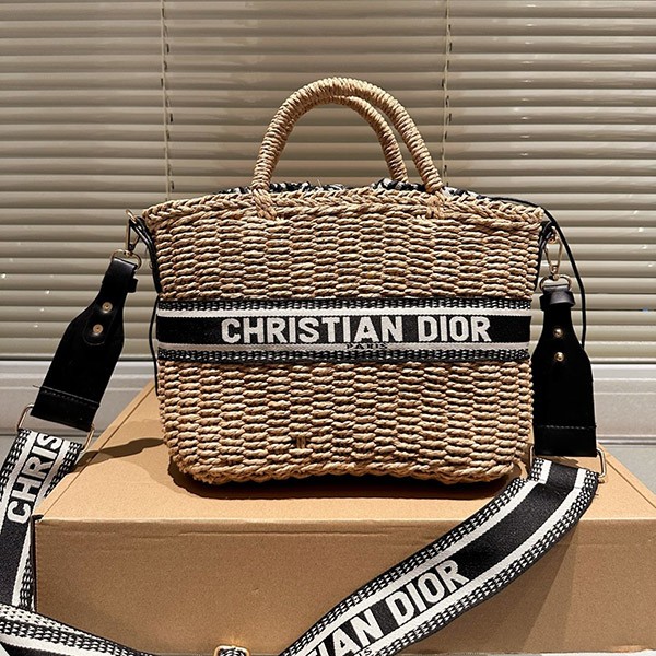 Dior Basket Bag Replica Raffia Oblique Rattan Jacquard Canvas 2WAY dep77954 Dior Basket Bag Replica Raffia Oblique Rattan Jacquard Canvas 2WAY dep77954