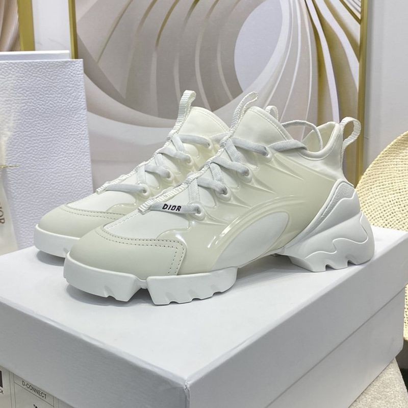 New on sale: Dior D-Connect replica sneakers in white technical fabric KCK222NGG_S10W New on sale: Dior D-Connect replica sneakers in white technical fabric KCK222NGG_S10W