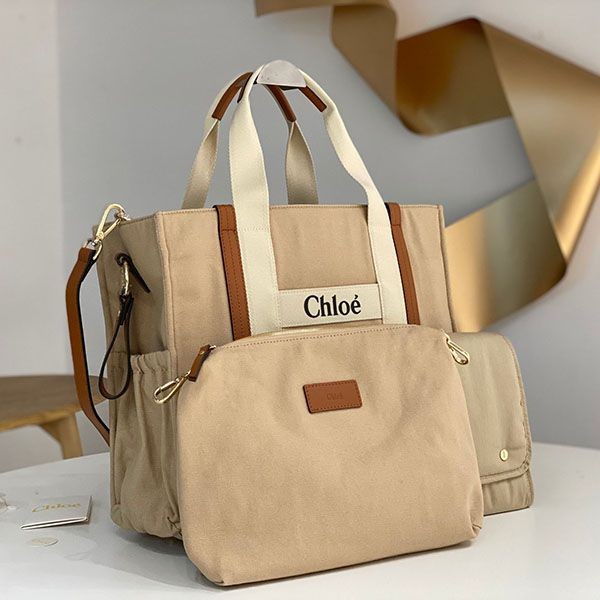 Recommended Chloe 2-Way Mother's Bag Fake Tote with Pouch chw84747