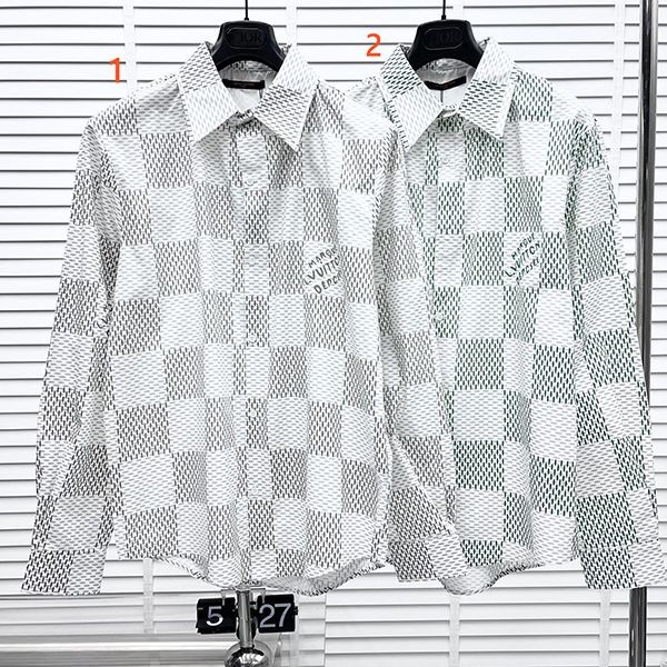 Louis Vuitton Damier Replica Relaxed Fit Shirt vuw29478 Louis Vuitton Damier Replica Relaxed Fit Shirt vuw29478