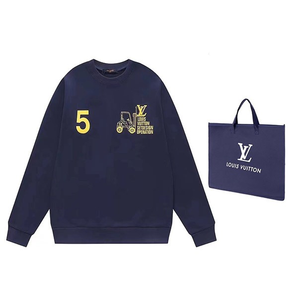 Louis Vuitton LV print sweatshirt copy vuc08184