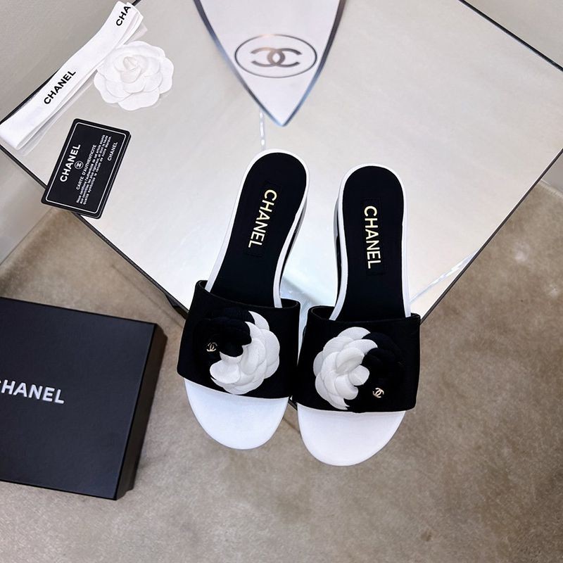 Rare 2022SS New Arrival Chanel Cheap Coco Mark Sandals Mules Rare shx32713