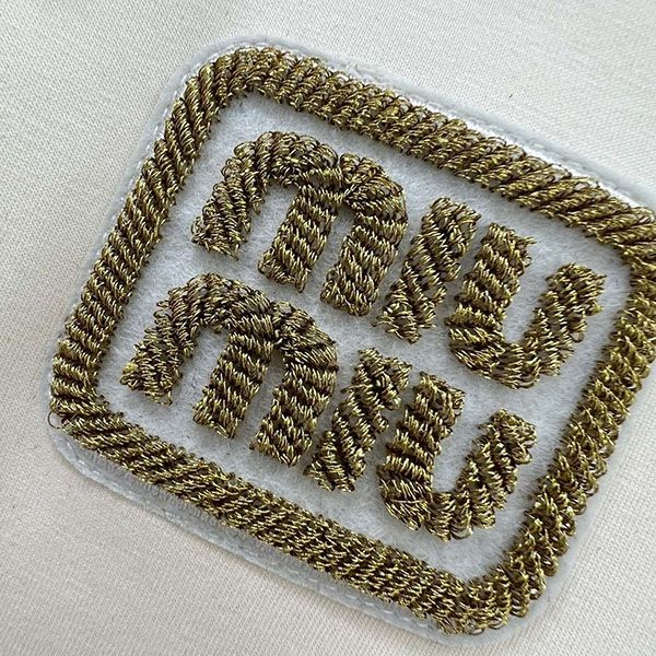 Nice Miu Miu replica logo sweatshirt short sleeves myi22478