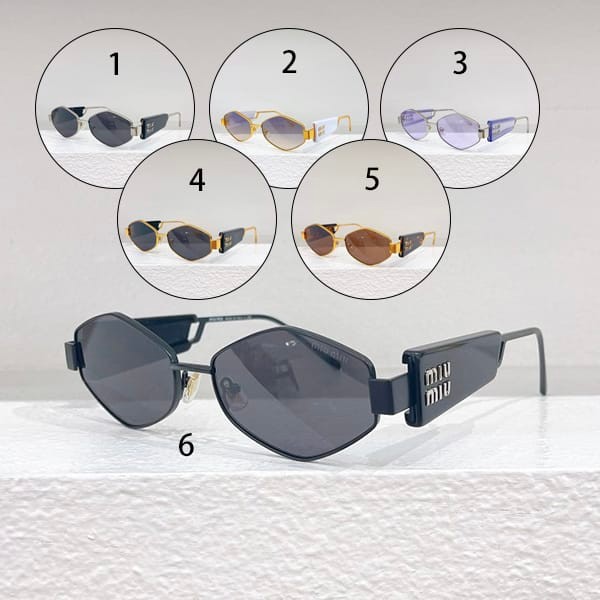 ★Popular in Japan! Miu Miu Glimpse Sunglasses Replica 6 Colors MU06ZS1AB5S0