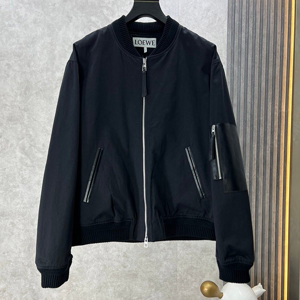 Free shipping Loewe men's bomber jacket replica 2 colors lol94423