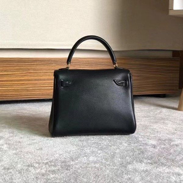 Sold out Hermes Kelly Doll replica black gold hardware erp07693