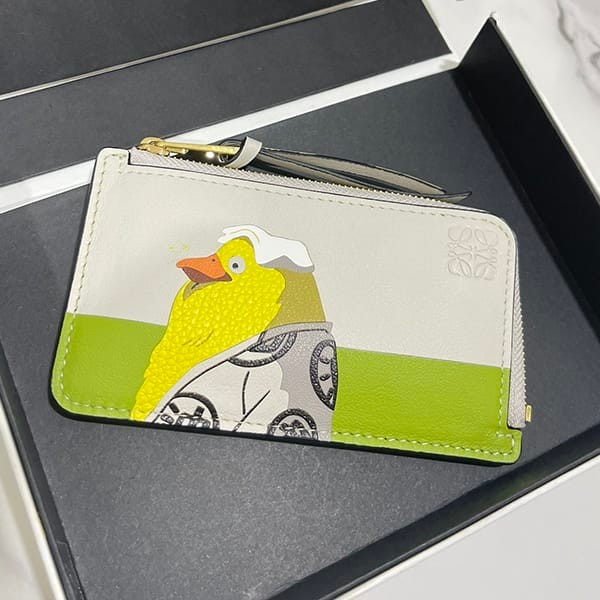 Secured Loewe Logo Coin Card Holder Replica loe43698 Secured Loewe Logo Coin Card Holder Replica loe43698