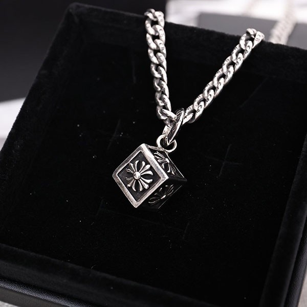 CHROME HEARTS CH CROSS SQUARE NECKLACE REPLICA KUR71219