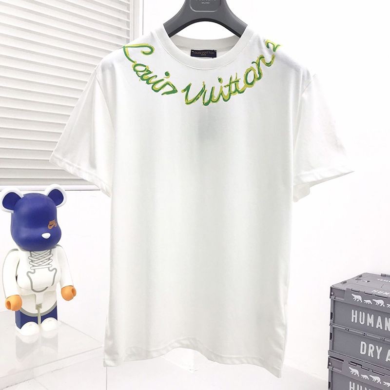 No.1 in popularity ◆ Louis Vuitton ◆ T-shirt top short sleeve men's red parody vua95346 No.1 in popularity ◆ Louis Vuitton ◆ T-shirt top short sleeve men's red parody vua95346