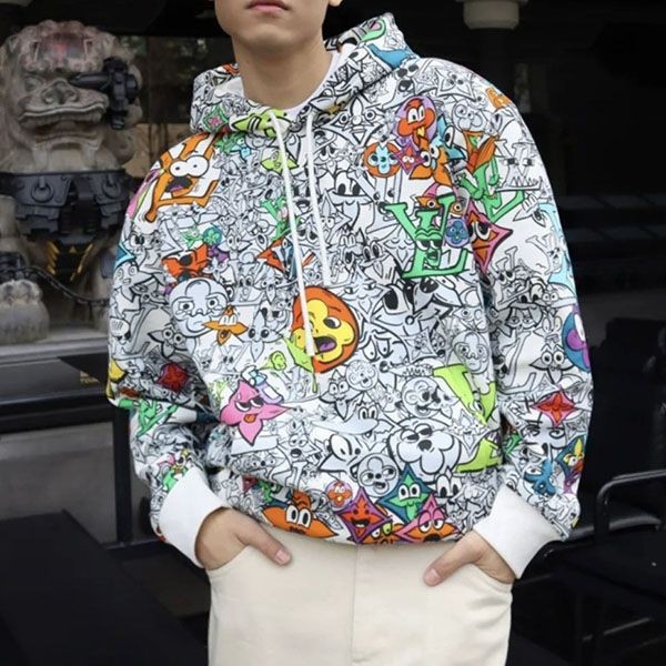 Louis Vuitton Monogram Comics Hoodie Parka Replica vut94823 Louis Vuitton Monogram Comics Hoodie Parka Replica vut94823