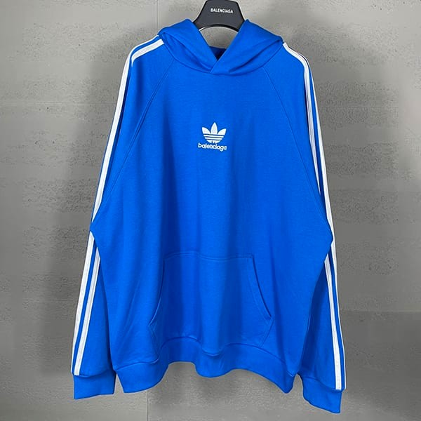 Attention ★ Balenciaga Adidas Replica Large Fit Sweat Hoodie 729322TNVN24026 Attention ★ Balenciaga Adidas Replica Large Fit Sweat Hoodie 729322TNVN24026