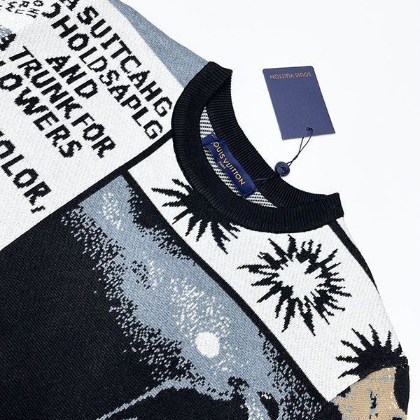 Louis Vuitton wool crew neck replica long sleeve 1AFAOT