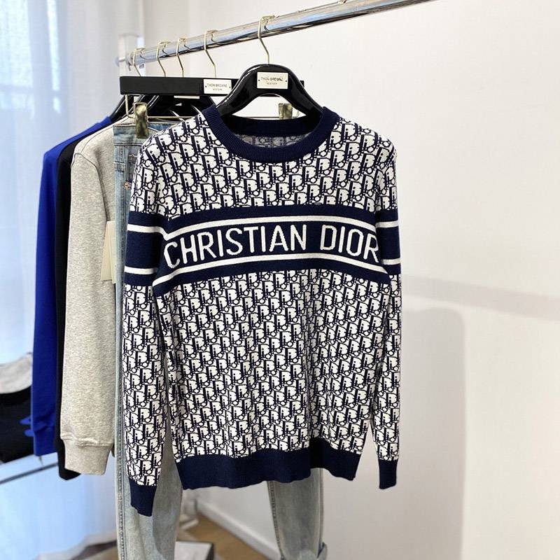 New Spring Items [Dior] 21/22aw New Reversible Crew Neck Sweater deq66416