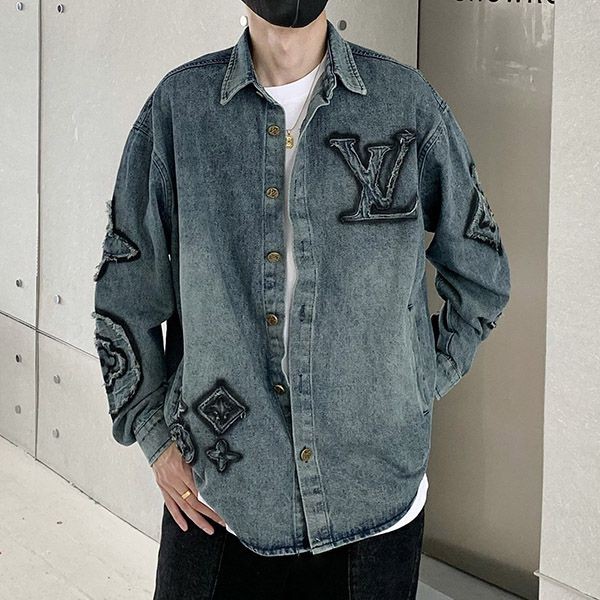 I definitely want it! Louis Vuitton Stonewash Denim Jacket Replica vui33472